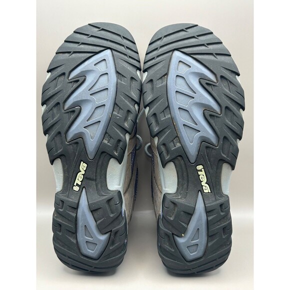Teva 4050 Womens Gray Leather Mesh Purple Trail Hiking Shoe Size 10 - Picture 6 of 7